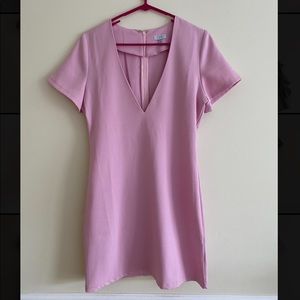 Mauve Low Cut Dress